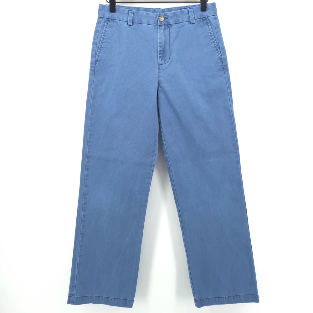 Vineyard Vines Boys Chino Pants Size 18‎ Blue Preppy Cotton Trousers
